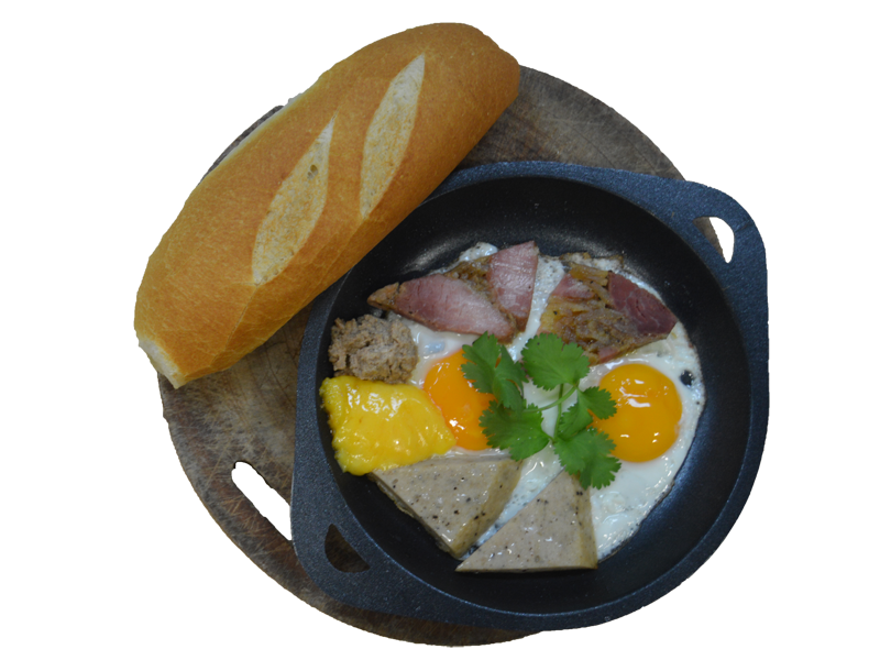 BMS Egg, Ham & Sausage Skillet